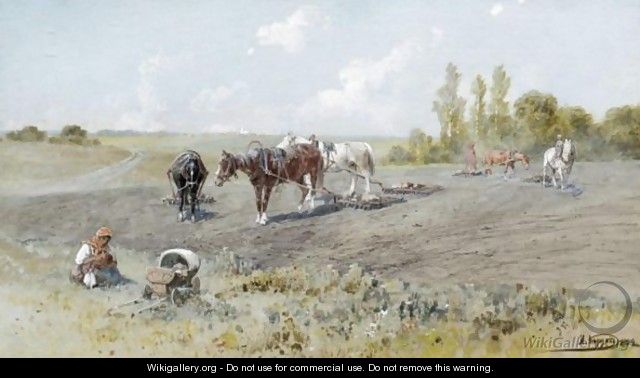 In The Fields - Nikolai Nikolaevich Karazin