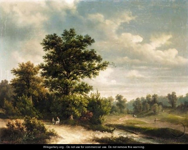 Landscape With Brook - Anton Vladislavovich Malinovsky