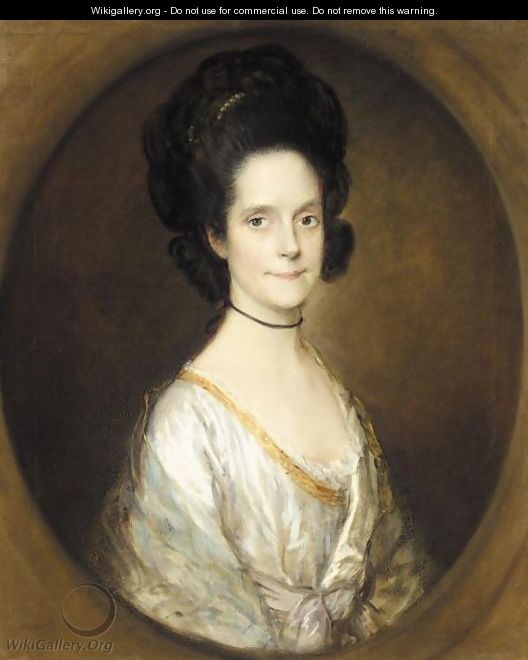 Portrait Of Elizabeth Ives, Mrs Thomas Butcher - Thomas Gainsborough