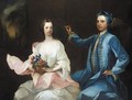 Portrait Of Robert Mason Of Masonbrook, Loughrea, County Galway, And His Wife, Sara Monck - Charles Jervas