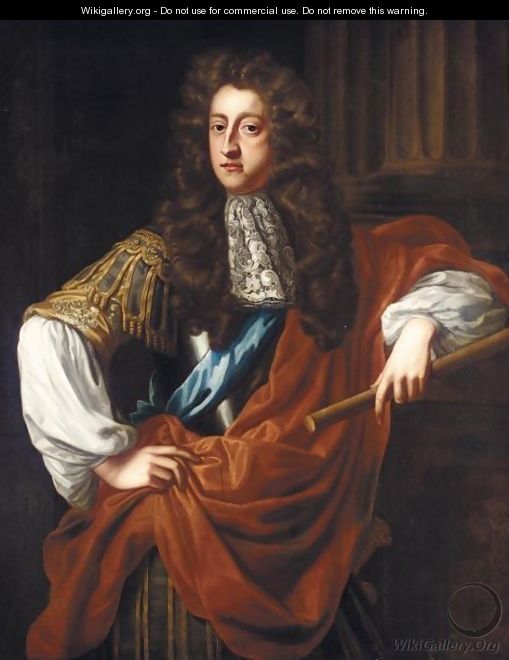 Portrait Of George, Prince Of Denmark (1653-1708) - (after) Dahl, Michael