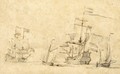 Two Galleons And Smaller Boats At Sea, Before The Battle Of Lowestoft - Willem van de, the Elder Velde
