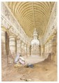 The Interior Of A Chaityagriha At Ajanta, India - William Simpson