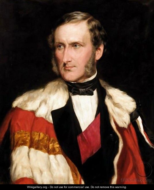 Portrait Of John, 13th Lord Elphinstone (1807-1860) - James Snr Faed