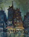 Street In Monmartre At Night - Konstantin Alexeievitch Korovin