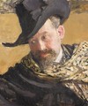 Portrait Of The Artist Vasily Levy - Ilya Efimovich Efimovich Repin