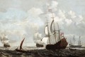 Dutch Shipping Fleet At Anchor - (after) Peter Monamy