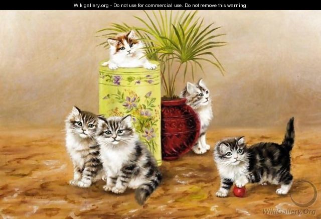 Mischievous Kittens - Bessie Bamber