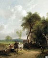 Travellers Resting At The Roadside - William Shayer, Snr