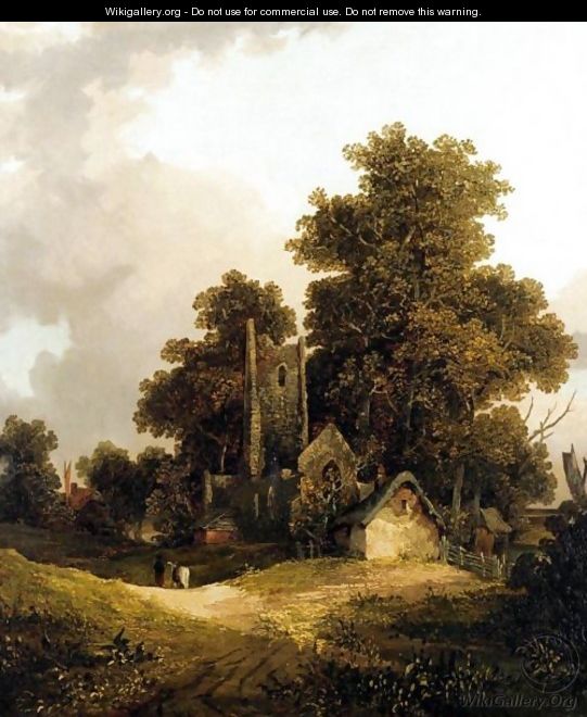 Landscape With A Church - Joseph Paul