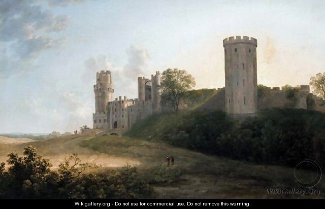 View Of Warwick Castle, The South East Front - (after) Alexander Nasmyth