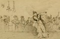 Sketch After 'El Jaleo' - John Singer Sargent