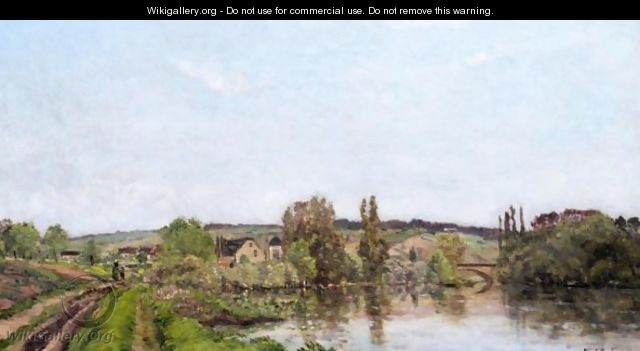 River Landscape - Hippolyte Camille Delpy
