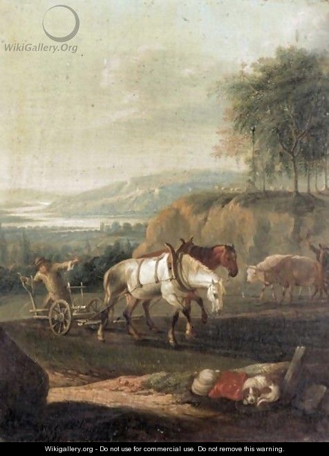 Ploughing The Fields - Continental School