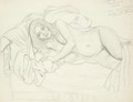 Lying Woman - Felix Edouard Vallotton