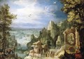 An Extensive Landscape With The Rest On The Flight Onto Egypt - Anton Mirou