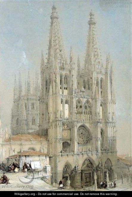 Burgos Cathedral, Spain - David Roberts