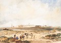 Fisherfolk On The Shore At Yarmouth, Isle Of Wight - Robert Brandard