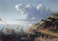 A Ship-Building Port - Agostino Tassi