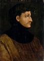 Portrait Of Giovanni Boccaccio (1313 - 1375), Head And Shoulders, Wearing A Laurel Wreath - Florentine School