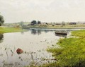Landscape With Lake - Alexander Alexandrovich Kiselev