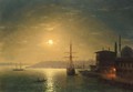 Constantinople By Moonlight - Ivan Konstantinovich Aivazovsky