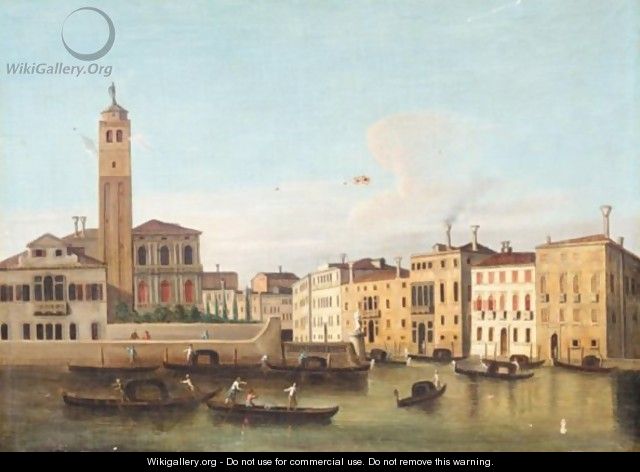 Venice, A View Of The Grand Canal At Cannaregio 2 - Venetian School