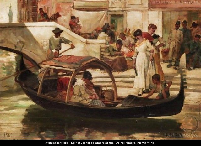 Market Day, Venice - William Henry Pike