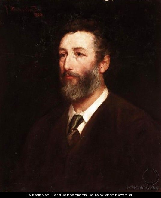 Portrait Of Frederic, Lord Leighton, P.R.A. (1830-1896) - John Hanson Walker