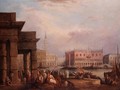 The Doges Palace, Venice From The Dogana - (after) Edward Pritchett