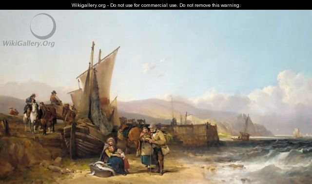 Bargaining For The Catch - William Shayer, Snr