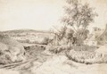 Landscape With A Road Leading To A Village - (after) Roelandt Roghman