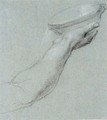 Study Of A Hand Holding A Bowl - Simone Peterzano