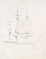 Study Of A Ship - John Constable