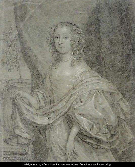 Portrait Of Juffrouw Louisa De Vries Of Dordrecht - (after) Caspar Netscher