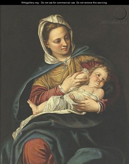 Madonna And Child - (after) Paolo Veronese (Caliari)