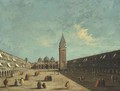 View Of Piazza San Marco Looking Eastwards Towards The Basilica And The Campanile, Venice - (after) Francesco Guardi