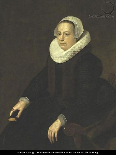 Portrait Of An Old Lady - (after) Harmenszoon Van Rijn Rembrandt