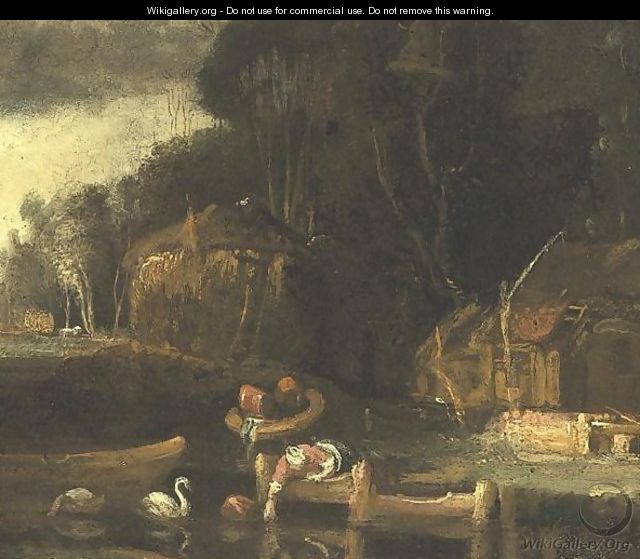 Landscape With A Farm - (after) Harmenszoon Van Rijn Rembrandt