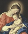 Madonna And Sleeping Christ Child - Giovanni Battista Salvi, Il Sassoferrato