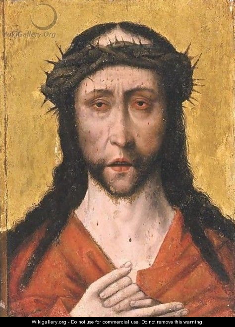 Christ As Man Of Sorrows - (after) Dieric The Elder Bouts