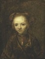 Portrait Of A Girl - (after) Harmenszoon Van Rijn Rembrandt