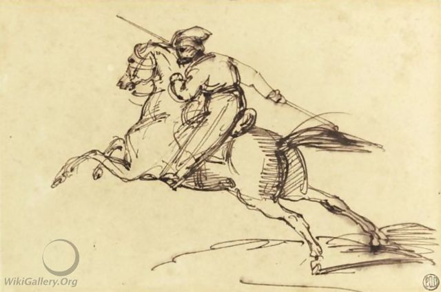 Galloping Cossack - Theodore Gericault