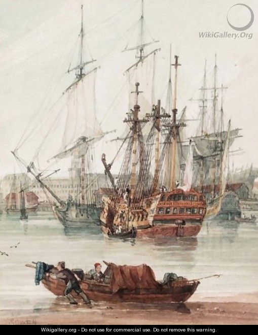 First Rates In Harbour - Samuel Owen