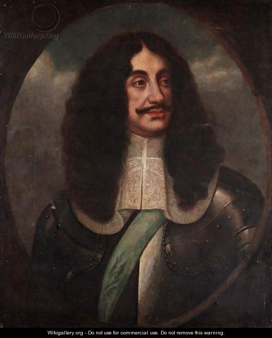 Portrait Of Charles II - (after) Pieter Nason