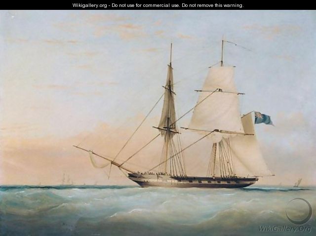 H.M.Brig Frolic, And H.M.Brig Ranger - Nicholas Matthews (1816-51) Condy