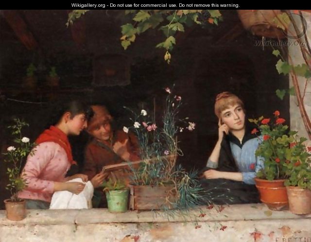 Gossip - Francesco Bettio - WikiGallery.org, the largest gallery in the ...