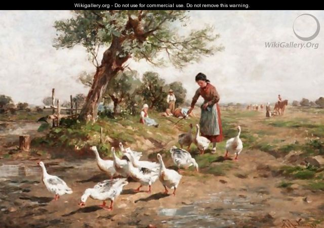 Herding The Geese - Antonio (Antonis Matteo) Montemezzo