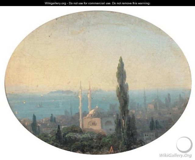 View Over Istanbul - (after) Ivan Konstantinovich Aivazovsky