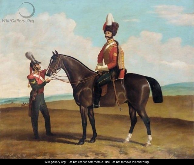 Equestrian Portrait - (after) Bogdan Pavlovich Villevalde